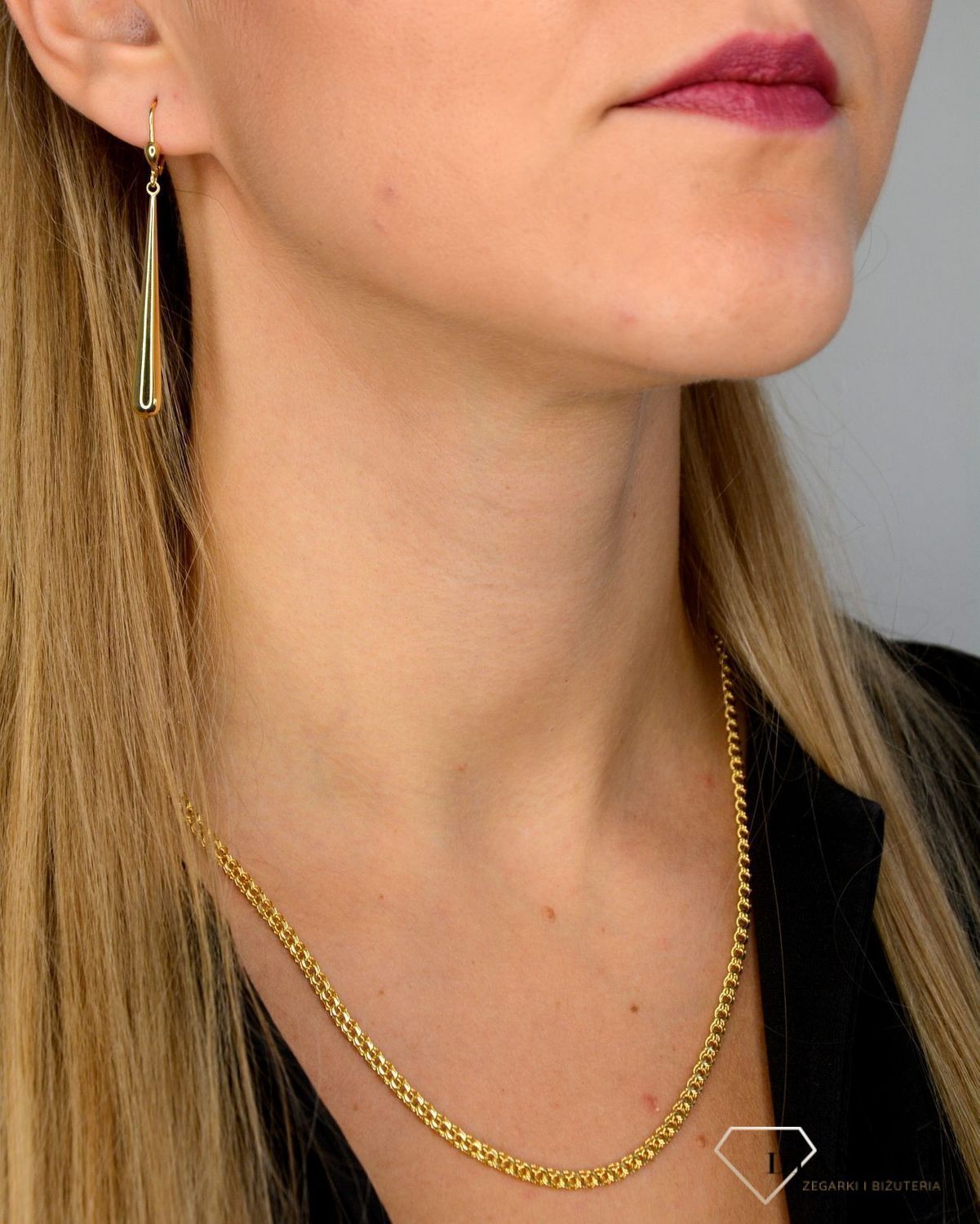 Złoty łańcuszek 585 o szerokości 3,5 mm ✅ Złoty łańcuszek został wykonany z najwyższej jakości złota próby 585. ✅.jpg